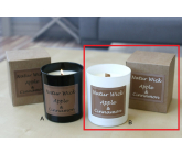Lima Natur Wick Black & White Apple and cinnamon Aroma candle wooden wick white 175 g 1 piece