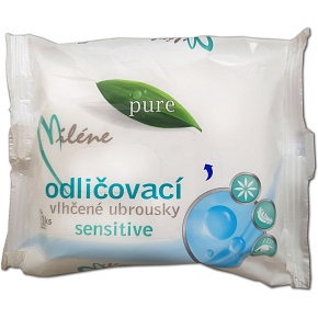 Milene Pure Sensitive Cleansing Wipes, 25 pcs