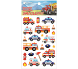 3D Stickers Vehicles 10.5 x 19 cm