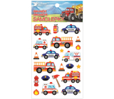 Plastic stickers Vehicles 10.5 x 19 cm