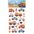 3D Stickers Vehicles 10.5 x 19 cm
