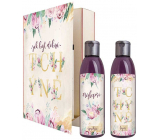 Bohemia Gifts Mother-in-law shower gel 200 ml + hair shampoo 200 ml, book cosmetic set
