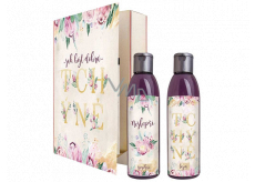 Bohemia Gifts Mother-in-law shower gel 200 ml + hair shampoo 200 ml, book cosmetic set