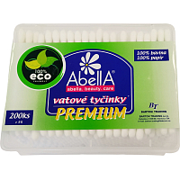 AbellA Premium ECO Cotton Swabs Box, 200 pcs