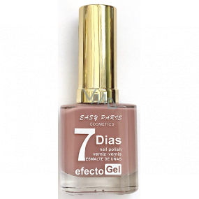 My 7Dias Efecto Gel nail polish dark brown No.91 13 ml
