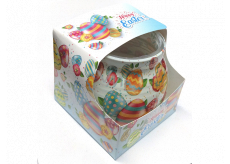 Admit Happy Easter decorative aromatic candle in glass 80 g