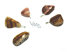 Aragonite Tumbler pendant natural stone, 2,2-3 cm, 1 piece