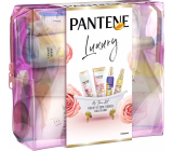 Pantene Rose Lift'n'Volume hair shampoo 300 ml + hair conditioner 200 ml + hair oil serum 100 ml + SOS hair balm spray 150 ml + cosmetic bag, cosmetic set for women
