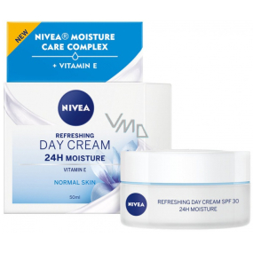 Nivea 24h Moisture SPF15 moisturizing day cream for normal and combination skin 50 ml