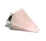 Rose pendulum natural stone 2,2 cm, stone of love