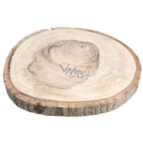 Slice of wood double-sided smooth apple tree 18 - 20 cm