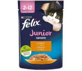 Felix Fantastic Junior capsule chicken in jelly, complete food for kittens up to 1 year 85 g