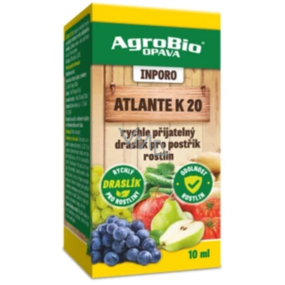 Agrobio Inporo Atlante K 20 rapidly acceptable potassium for plant spraying 10 ml