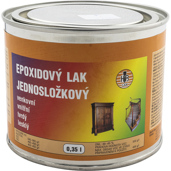 HB-Lak epoxy one-component lacquer for wood and metal, glossy, 350 ml