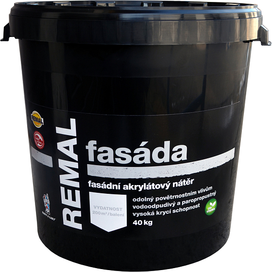 REMAL Acrylic Facade Paint White 40 kg