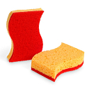 Spontex 2 Marathon dishwashing sponge viscous with a thick red abrasive layer 2 pieces