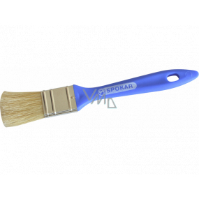 Spokar Flat brush 81215, plastic handle, clean bristle, size 1.5