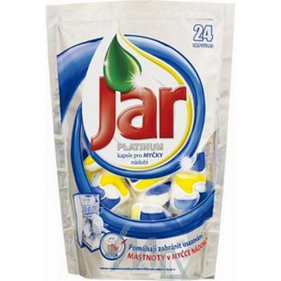 Jar Platinum Lemon capsules for dishwasher 24 pieces
