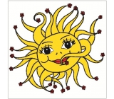 Window foil without glue sun 33 x 35 cm 1 piece