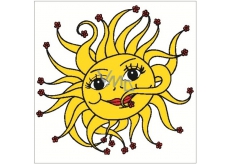 Window foil without glue sun 33 x 35 cm 1 piece