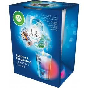 Air Wick Life Scents Turquoise lagoon scented candle 140 g
