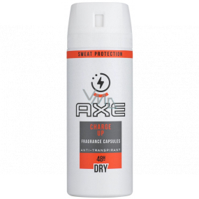 Ax Charge Up antiperspirant deodorant spray for men 150 ml