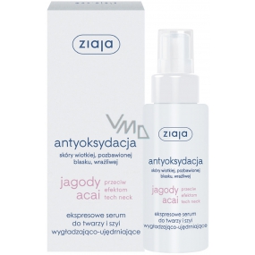 Ziaja Acai Berry Smoothing Facial Serum For Face And Neck 50 ml