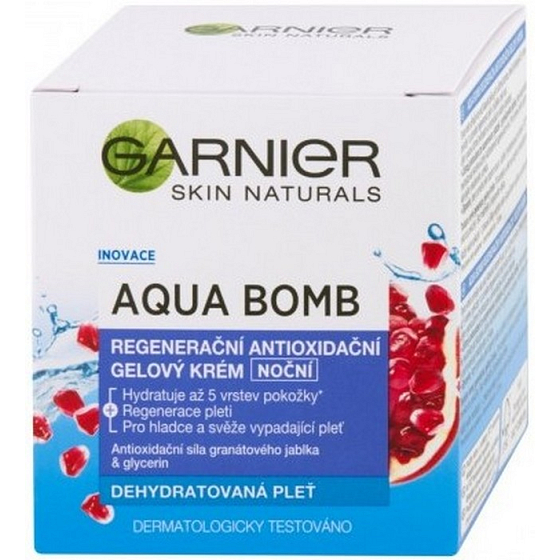 Garnier Skin Naturals Aqua Bomb Night Regenerating Antioxidant Gel Cream 50 ml