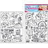 Monkey wall stickers for painting 2 sheets 35 x 25.5 cm
