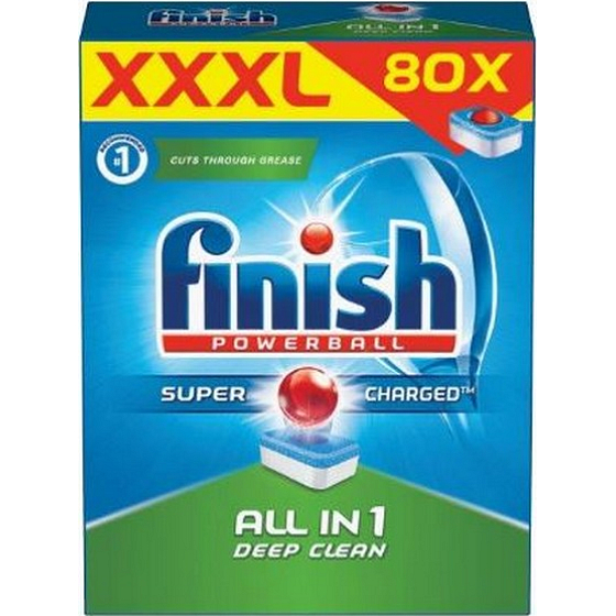 Finish All in 1 Deep Clean tablets in the dishwasher 80 pieces
