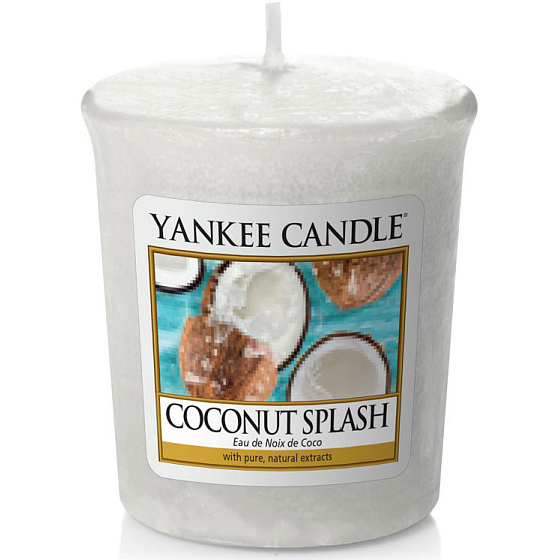 Yankee Candle Coconut Splash - Coconut Refreshment Scented Votive Candle 49 g