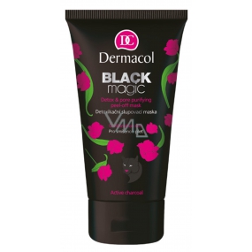 Dermacol Black Magic Detoxifying peeling black mask 150 ml