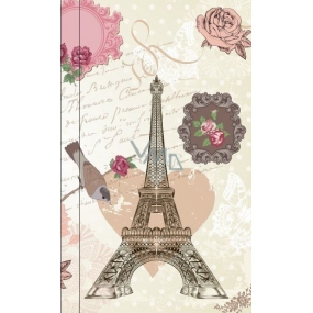Albi Pocket pad lined Eiffel Tower 96 pages 9.5 cm x 15.5 cm x 0.9 cm