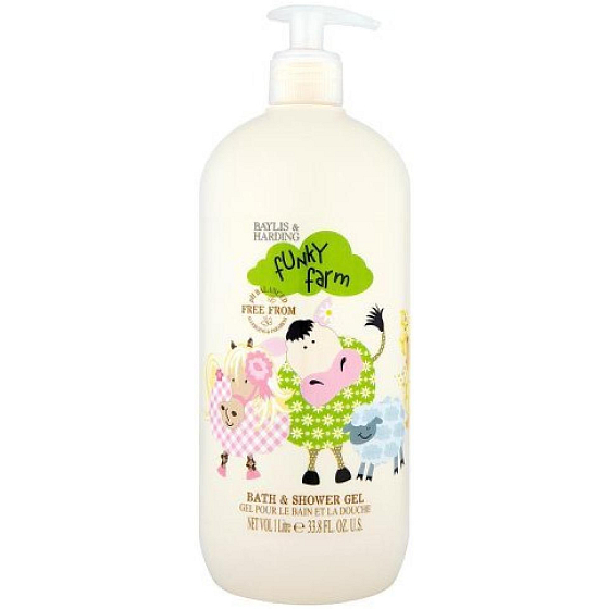 Baylis & Harding Kids Frightened Farm Chamomile Bath & Shower Gel for Kids Dispenser 1 l