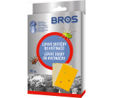 Bros Glue plates for pots, attracts and catches pests on plants 10 pieces + 5 handles