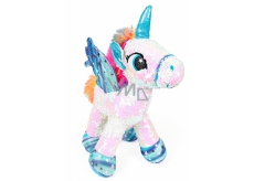 Albi Unicorn plush with sequins White 33 cm