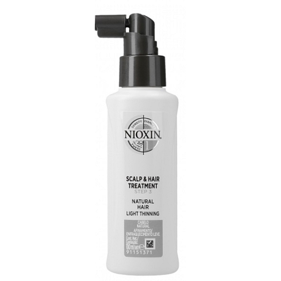 Nioxin System 6 Scalp & Hair Leave-In Treatment for Noticeably Thinning Natural and Chemically Treated Medium to Coarse Hair 100 ml
