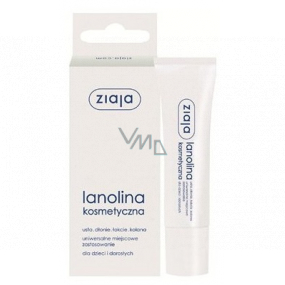 Ziaja Lanolín cosmetic universal cream for lips, hands, elbows, knees for children and adults 10 g
