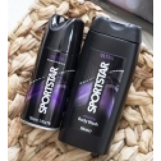 Sportstar Men Ultra shower gel 300 ml + deodorant spray for men 150 ml, cosmetic set