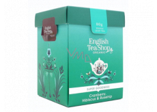 English Tea Shop Organic Cranberry, Hibiscus and Rosehip loose tea 80 g + wooden measuring cup with buckle