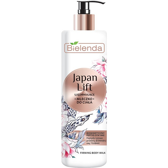 Bielenda Japan Lift firming body lotion dispenser 400 ml