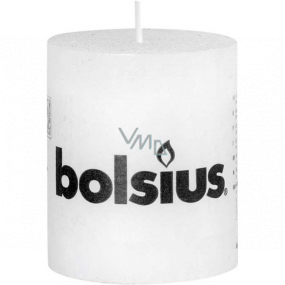 Bolsius Rustic candle white cylinder 68 x 80 mm