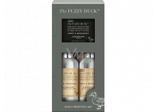 Baylis & Harding The Fuzzy Duck Men´s Hemp & Bergamot cleansing gel for hair and body 240 ml + aftershave balm 240 ml + soap 100 g, cosmetic set for men