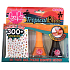 Bo-Po Tropical Bliss peeling nail polish orange 2.5 ml + peeling nail polish black 2.5 ml + nail stickers, cosmetic set for children