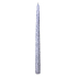 Emocio Perla silver conical candle 22 x 230 mm