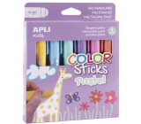 Apli Color Sticks tempera dry pastel colours 6 x 6 g, set