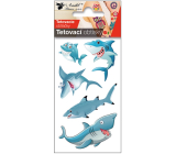 Tattoo decals Merry Sharks 10,5 x 6 cm