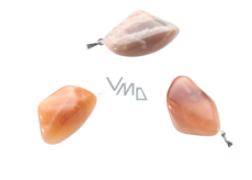 Moonstone Troml pendant natural stone, 2,2 - 3 cm, 1 piece, stone of destiny