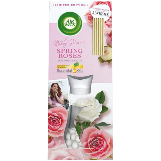 Air Wick Reed Diffuser Essential Oils Spring Roses scented sticks air freshener 25 ml