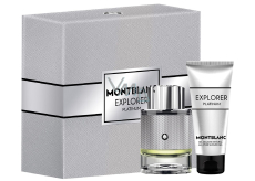 Montblanc Explorer Platinum eau de parfum 60 ml + shower gel 100 ml, gift set for men